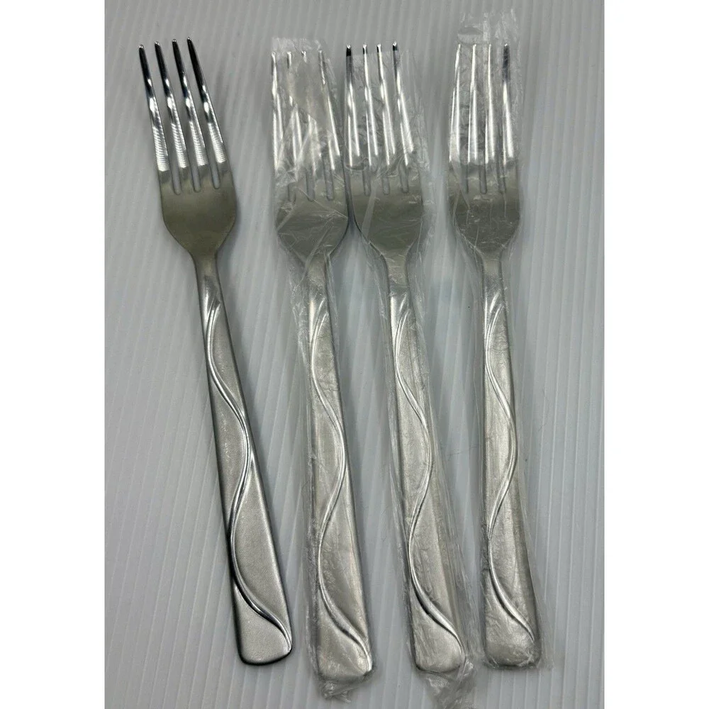 4 Cambridge Conquest 18/10 Stainless Dinner Forks Replacements New